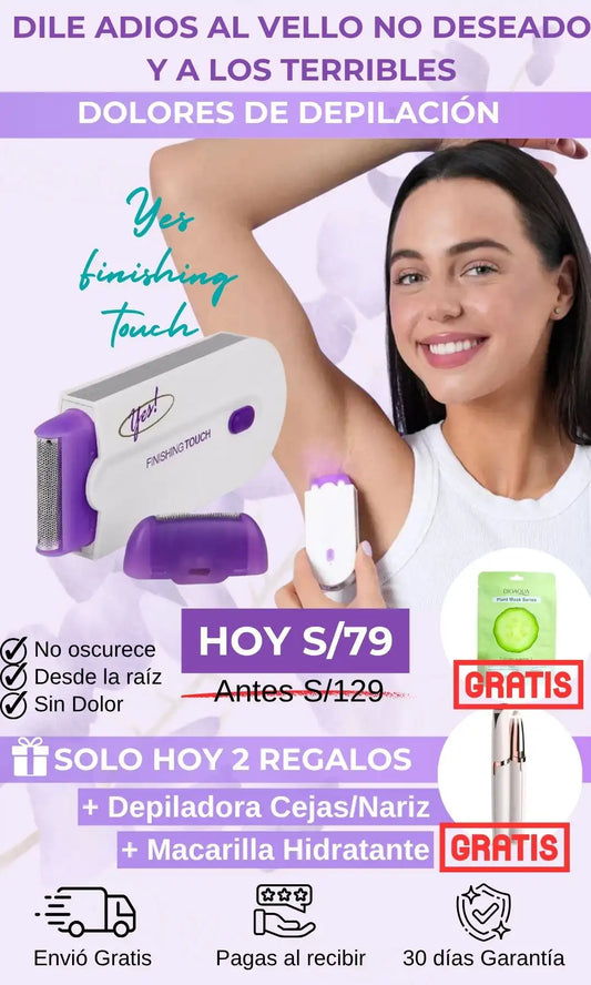 Depiladora con luz UV